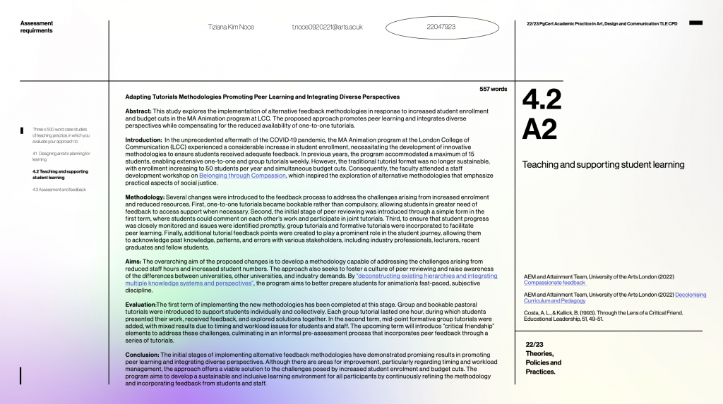 Adapting Tutorials Methodologies Promoting Peer Learning and Integrating Diverse Perspectives